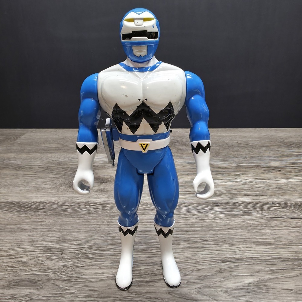 Rare 1999 Saban Blue Power Ranger Figure - Walkie Talkie - Only Blue Ranger‎